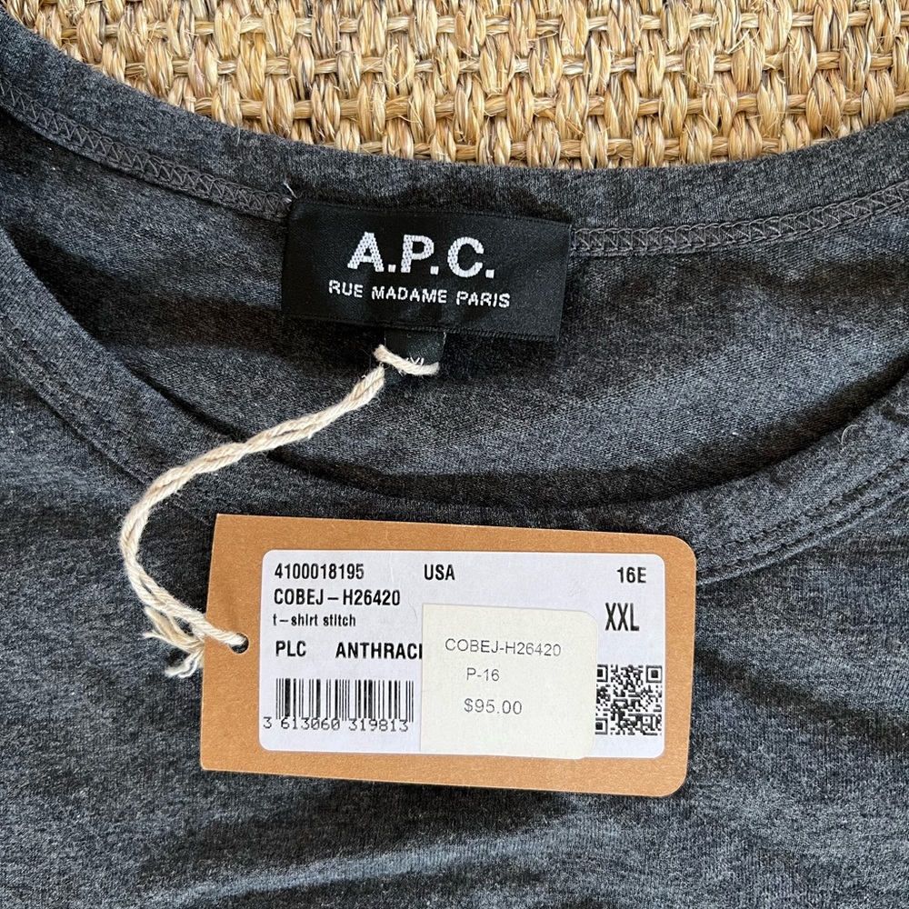 APC t shirt NEW WITH TAGS